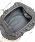 Сумка Bottega Veneta The Pouch Grey Woven Clutch